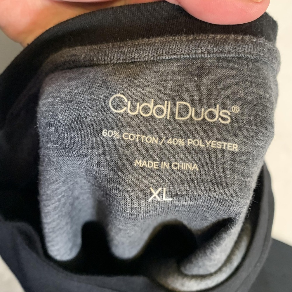 Cuddl Duds Sweater Mens XL Crewneck Pullover Long Sleeve Soft Lightweight NEW - Picture 8 of 10
